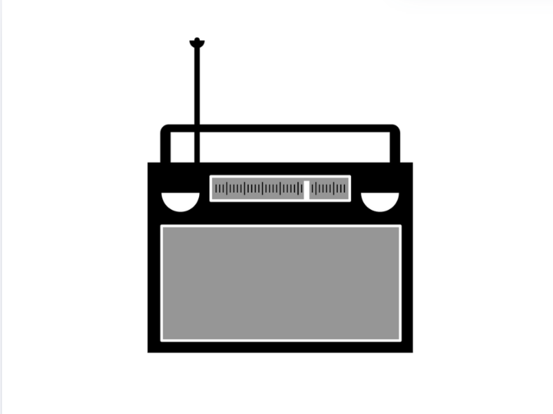 Old school radio device.